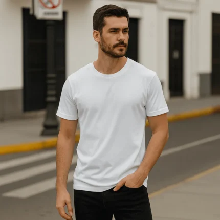 Polo cuello redondo - Hombre